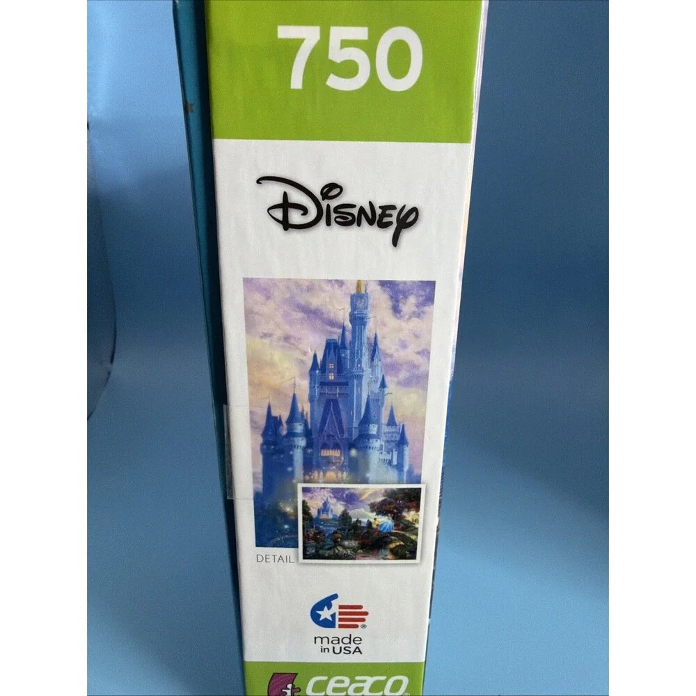Thomas Kinkade Ceaco Puzzle 750 pc  Disney's Cinderella Wishes Upon a Dream